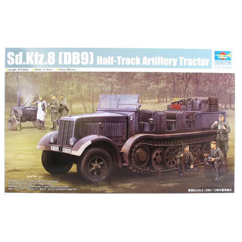 Trumpeter 1/35 Sd.Kfz.8 (DB9) Half-Track Artillery Tractor Kit