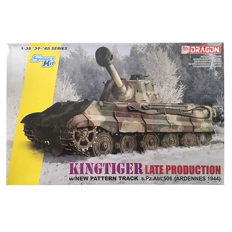 Dragon 1/35 Kingtiger Late Production w/New Pattern Track s.Pz.Abt.506 (Ardennes 1944) Kit