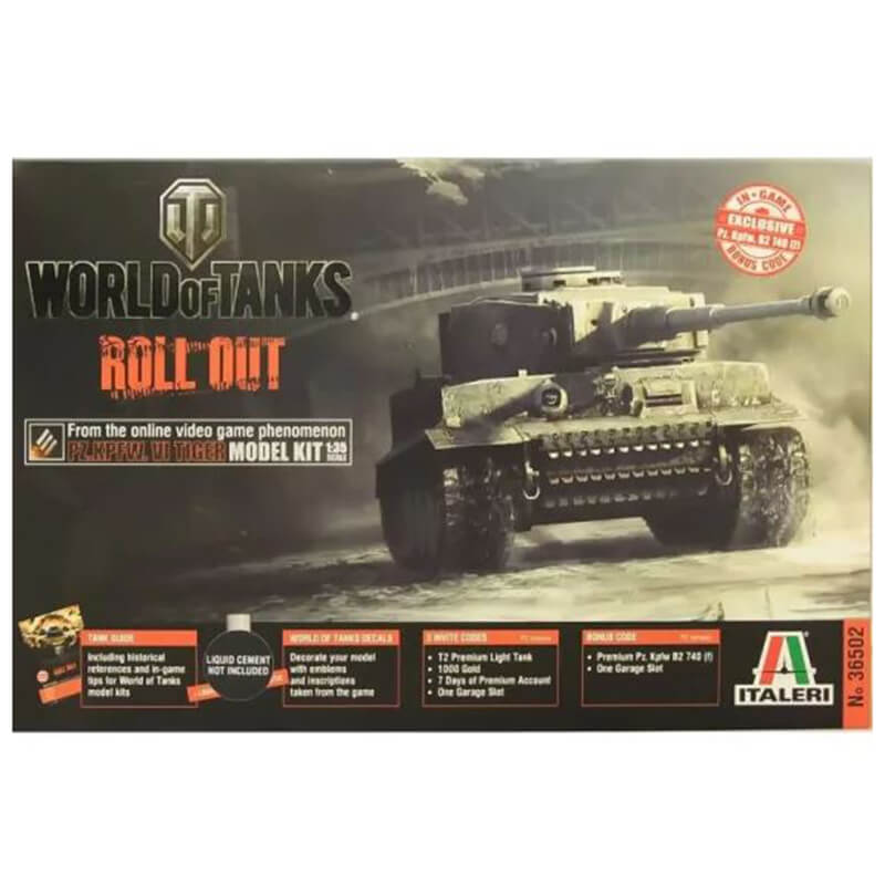 Italeri 1/35 World Of Tanks Pz.Kpfw. VI Tiger Kit