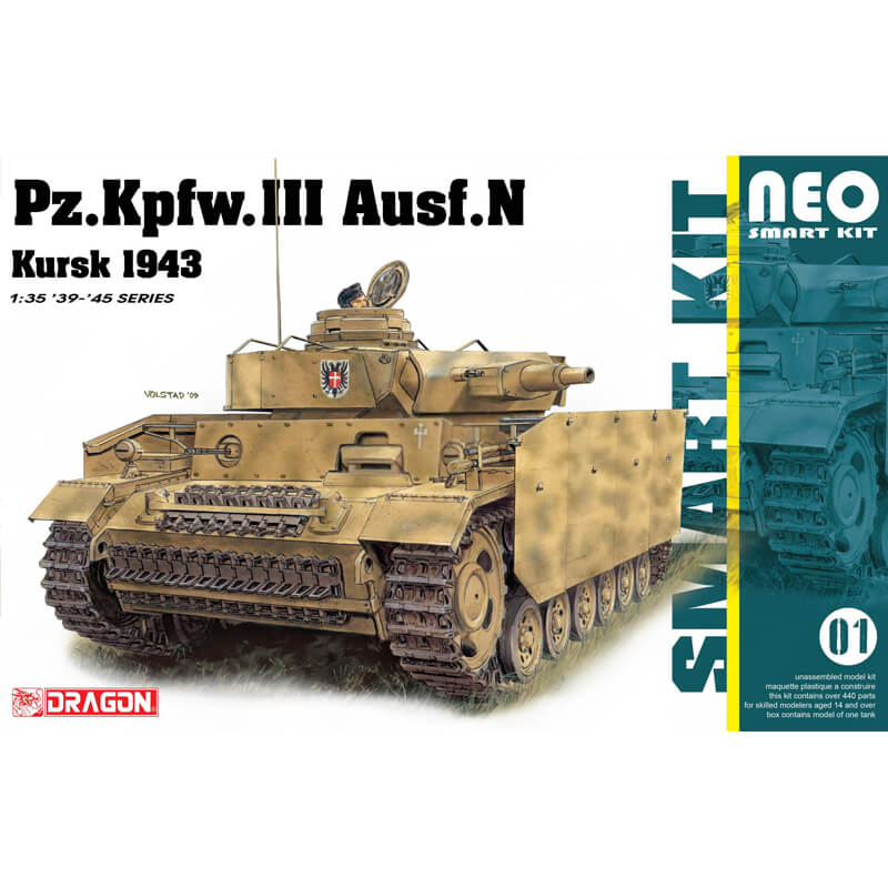 Dragon 1/35 Pz.Kpfw.III Ausf.N Kursk 1943 Kit