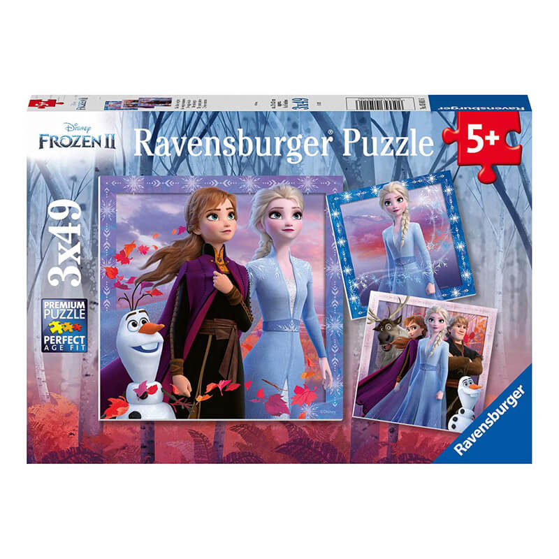 Frozen II The Journey Starts 3x49pcs Puzzle
