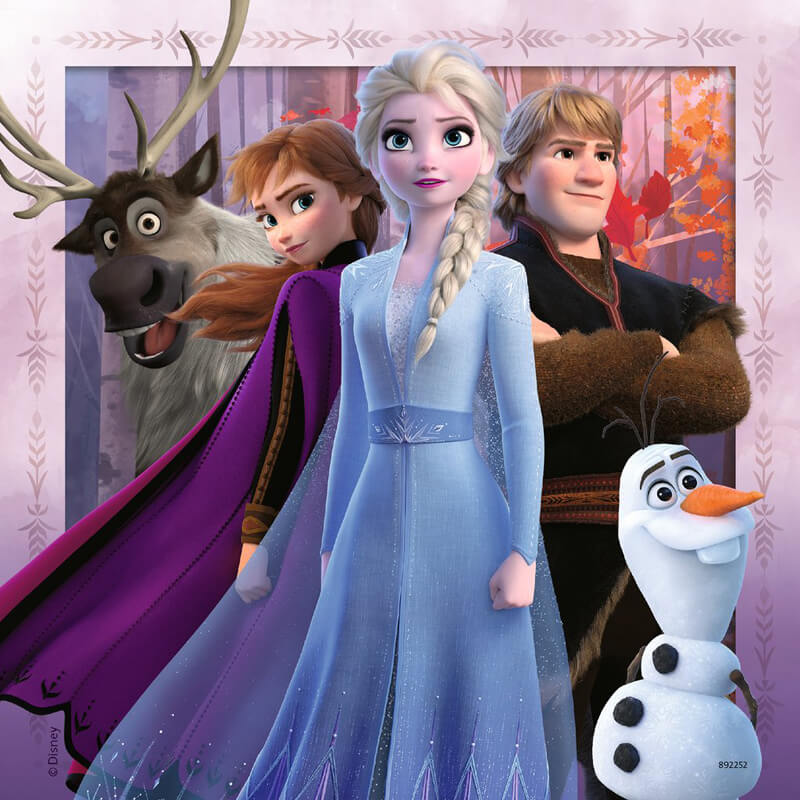 Frozen II The Journey Starts 3x49pcs Puzzle