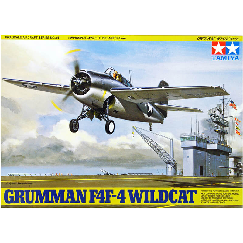Tamiya 1/48 Grumman F4F-4 Wildcat Kit