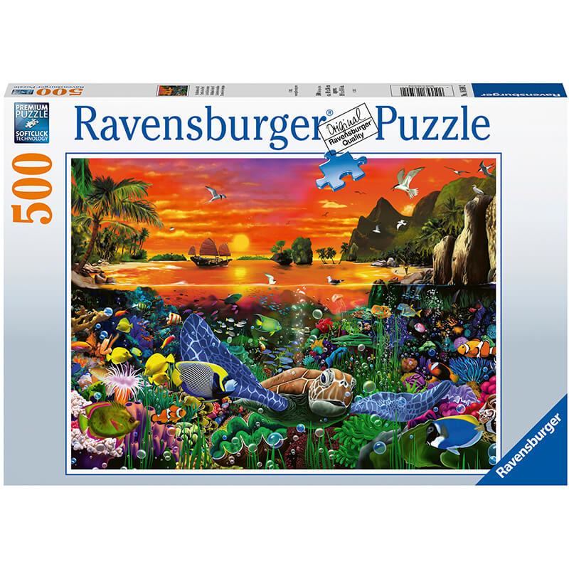 Turtle in the Reef 500pcs Puzzle