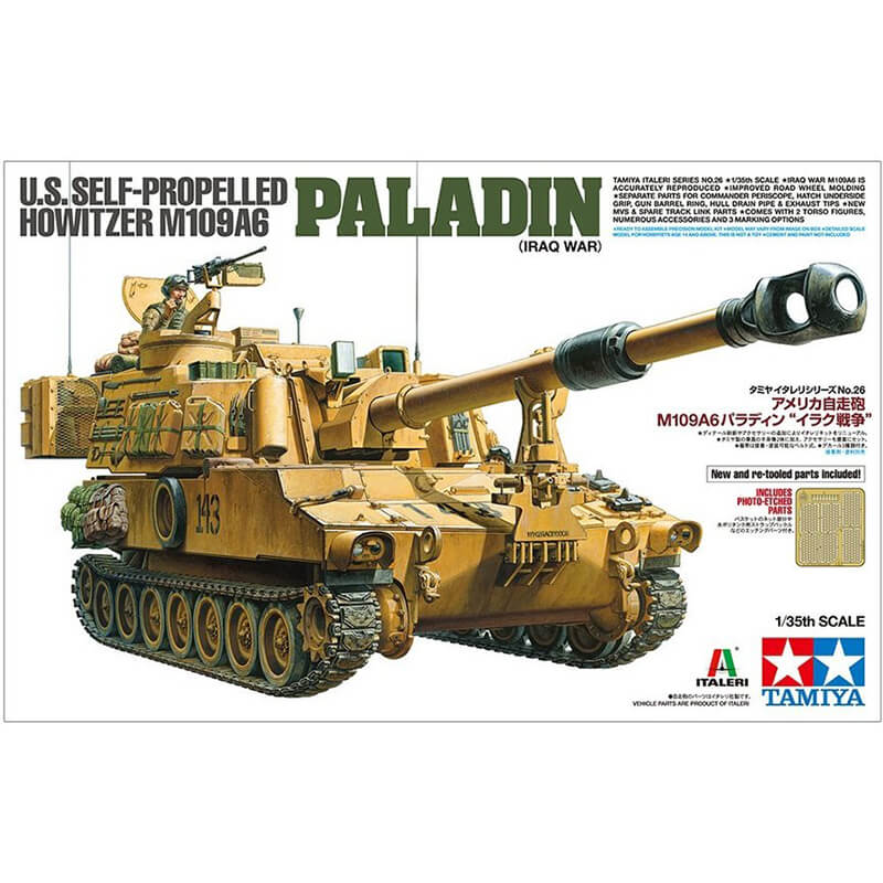Tamiya 1/35 U.S. Self-Propelled Howitzer M109A6 Paladin (Iraq War) Kit