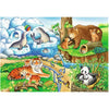 Animals in Zoo by Denitza Gruber 2x12 pcs Puzzle