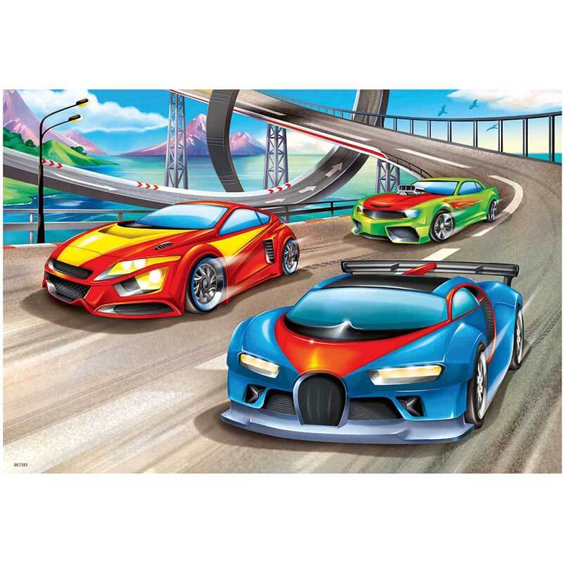 Construction & Cars 2x24pcs Puzzle