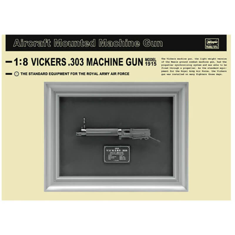 Hasegawa 1/8 Vickers .303 Machine Gun Model 1915 Kit