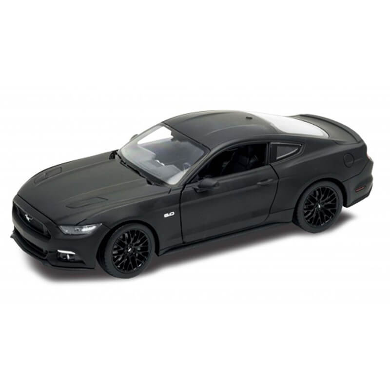 Welly 1/24 2015 Ford Mustang GT (Matt Black)