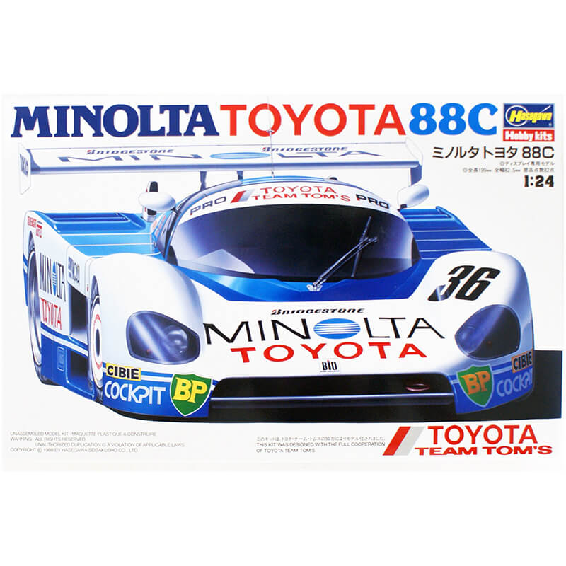 Hasegawa 1/24 Minolta Toyota 88C Kit