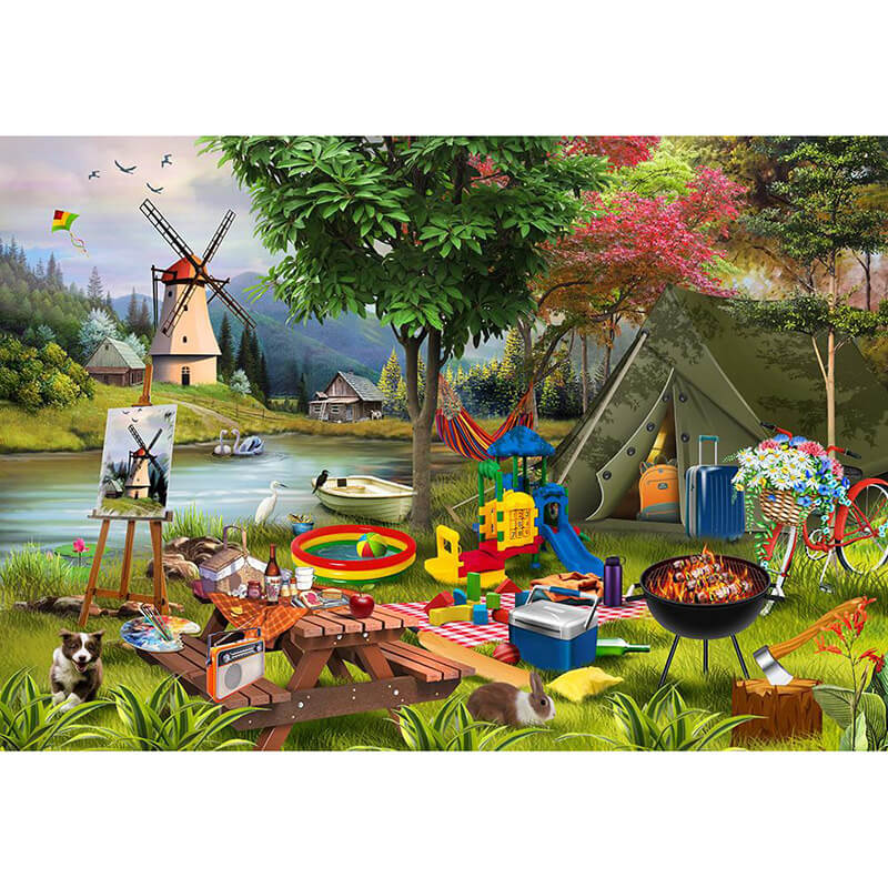 Holiday Days Camping 1000pcs Puzzle