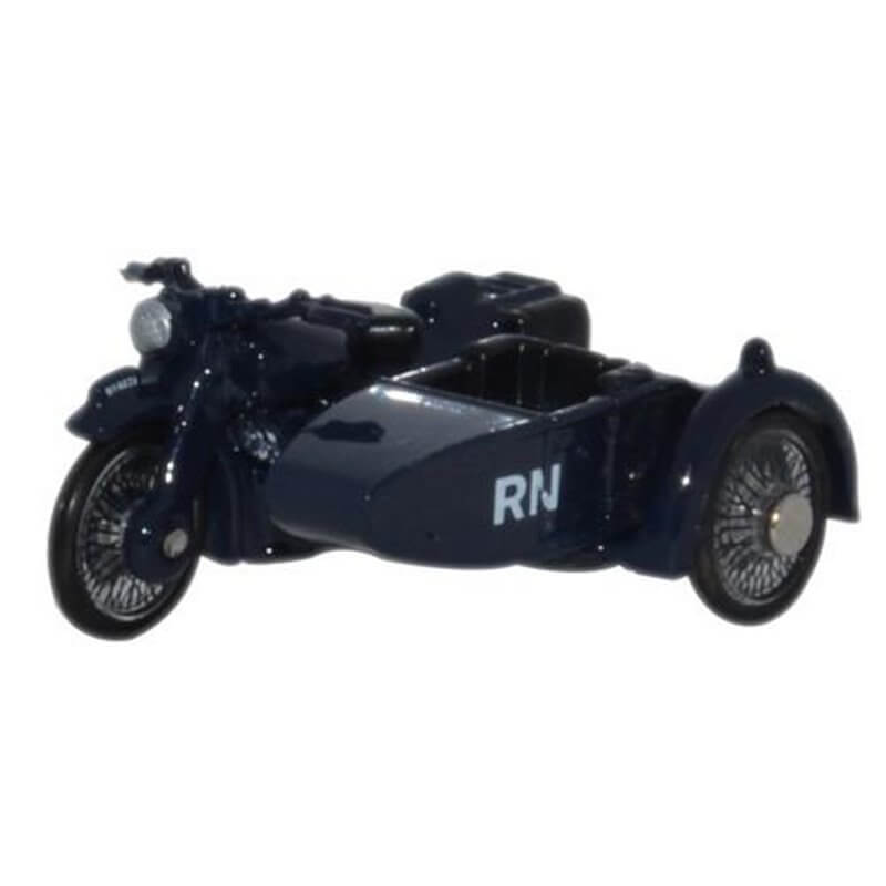 Oxford 1/76 Motorbike/Sidecar Royal Navy