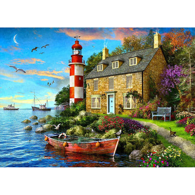 The Cottage Lighthouse by Dominic Davison 1000pcs Puzzle