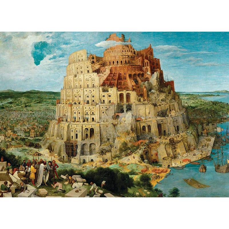 The Tower of Babel by Pieter Bruegel 1000pc Puzzle
