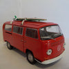 Welly 1/34 Volkswagen T2 Bus 1972 With Surf Board (Red)