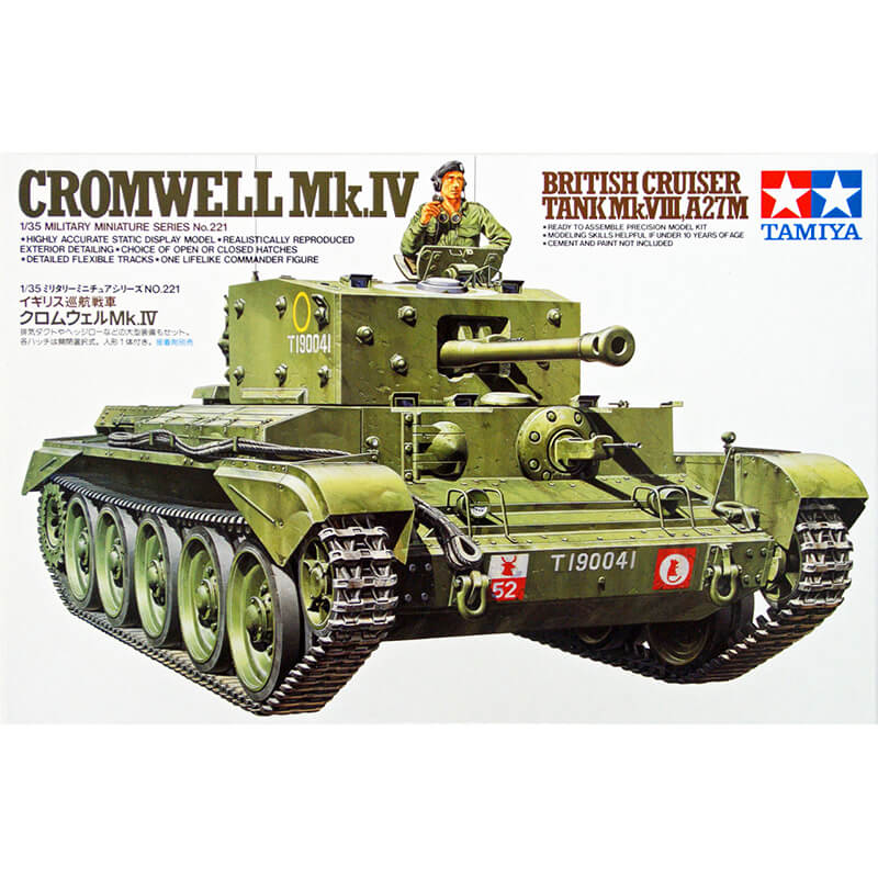 Tamiya 1/35 Cromwell Mk.IV British Cruiser Tank Mk.VIII,A27M Kit