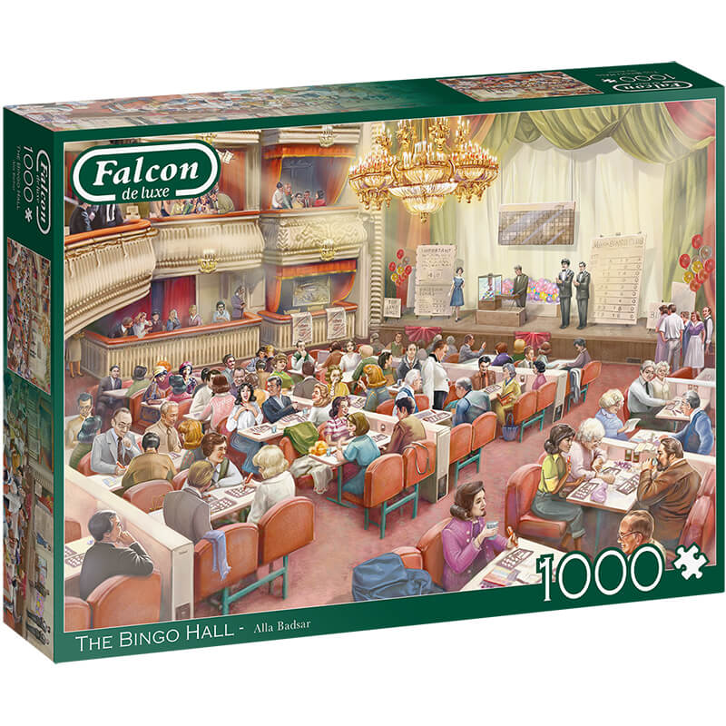 The Bingo Hall By Alla Badsar 1000pc Puzzle