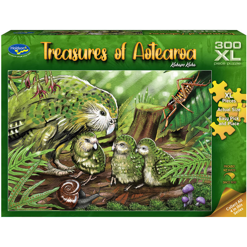 Kakapo Kaha By Ned Barraud 300pc Puzzle