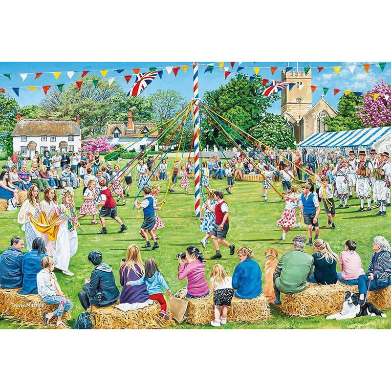 Village Celebrations By Trevor Mitchell 4x500pc Puzzle