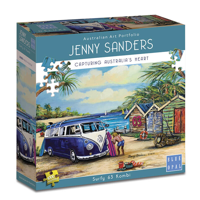Surfy 63 Kombi By Jenny Sanders 1000pcs Puzzle