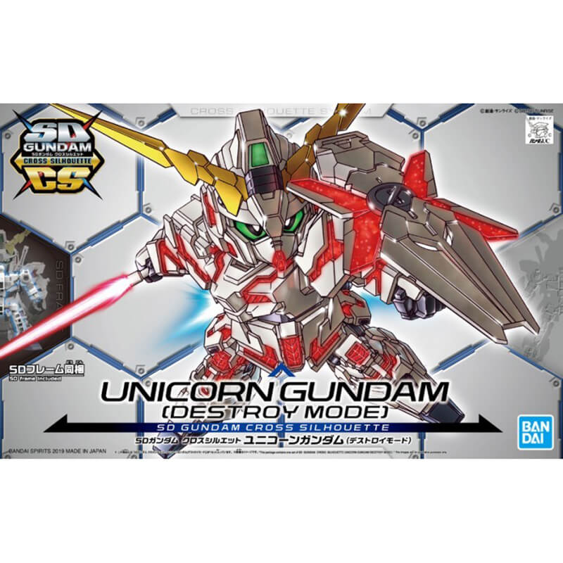 Bandai SD CS Unicorn Gundam (Destroy Mode) Kit