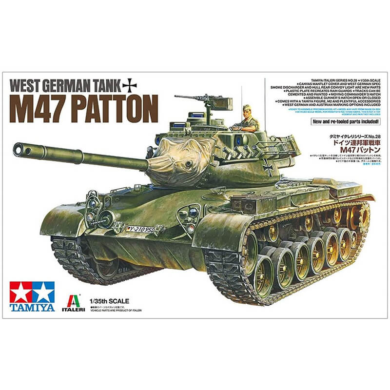 Tamiya 1/35 West German Tank M47 Patton Kit