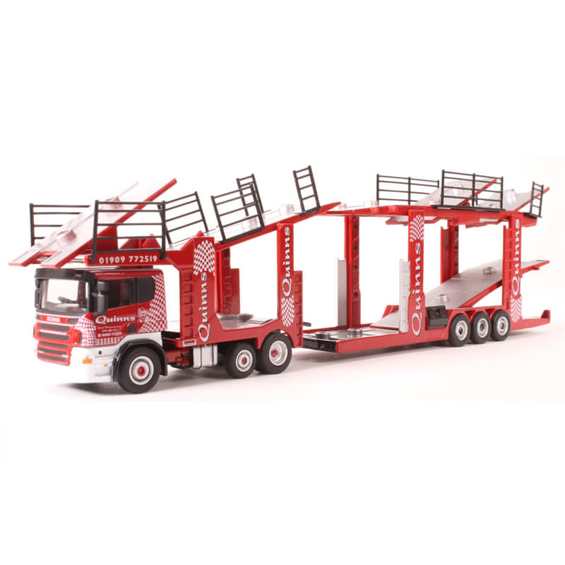 Oxford 1/76 Scania EVO 6 Car Transporter - Quinns