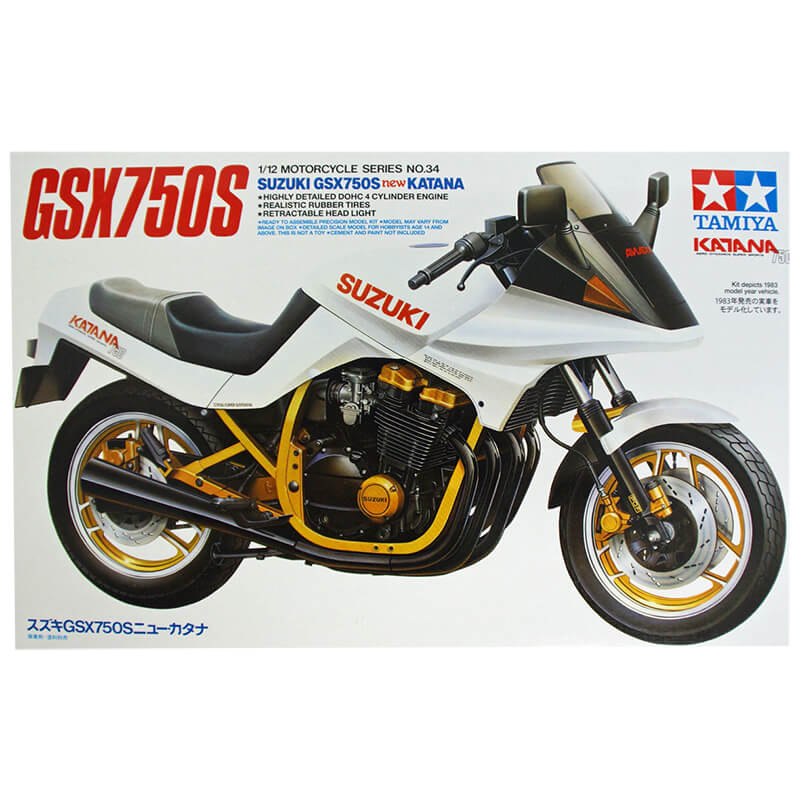 Tamiya 1/12 Suzuki GSX750S New Katana Kit