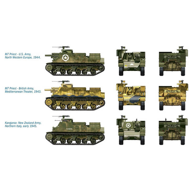 Italeri 1/72 M7 Priest / Kangaroo Kit