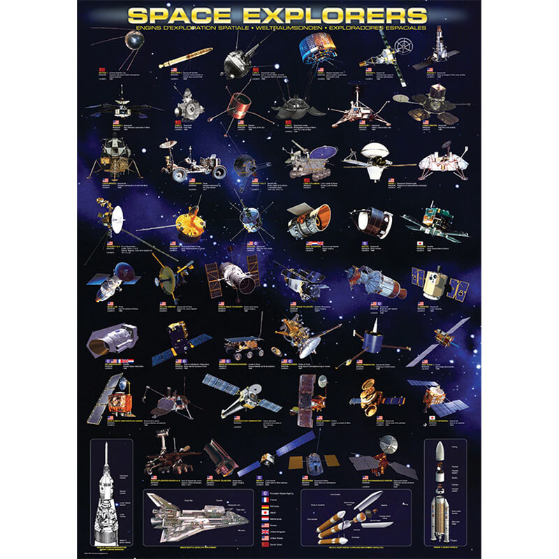 Space Explorers 1000pc Puzzle
