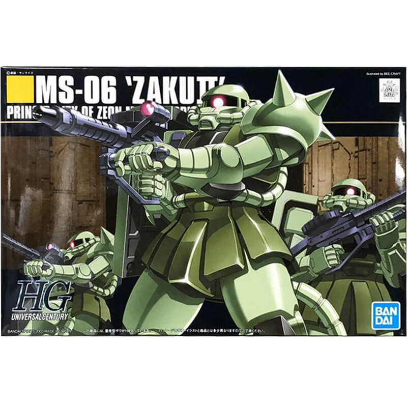 Bandai 1/144 HG MS-06 Zaku II Kit