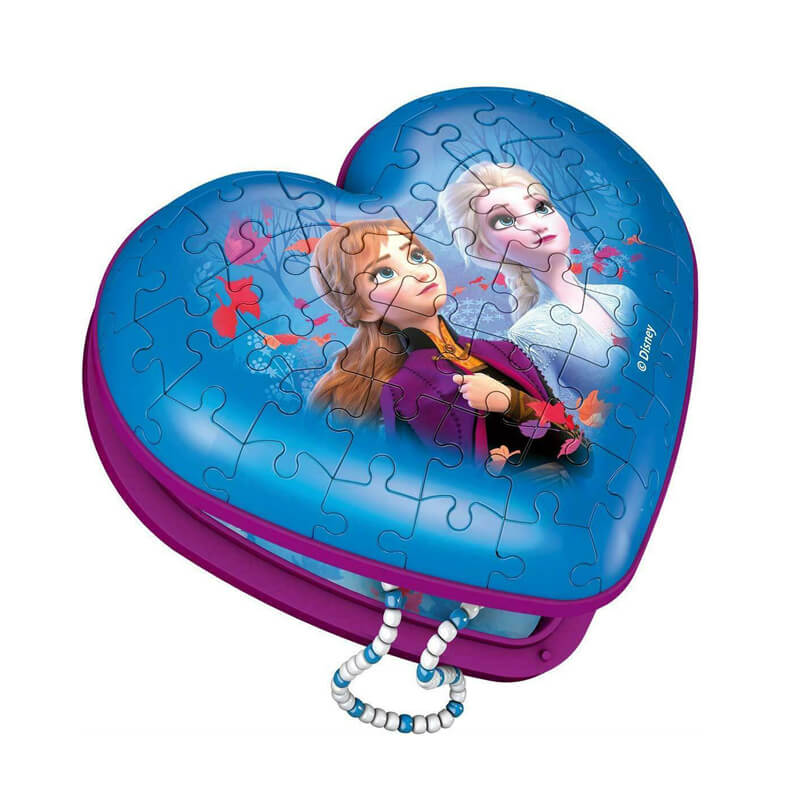 Frozen II Heart Shaped 3D 54pcs 3D Puzzle