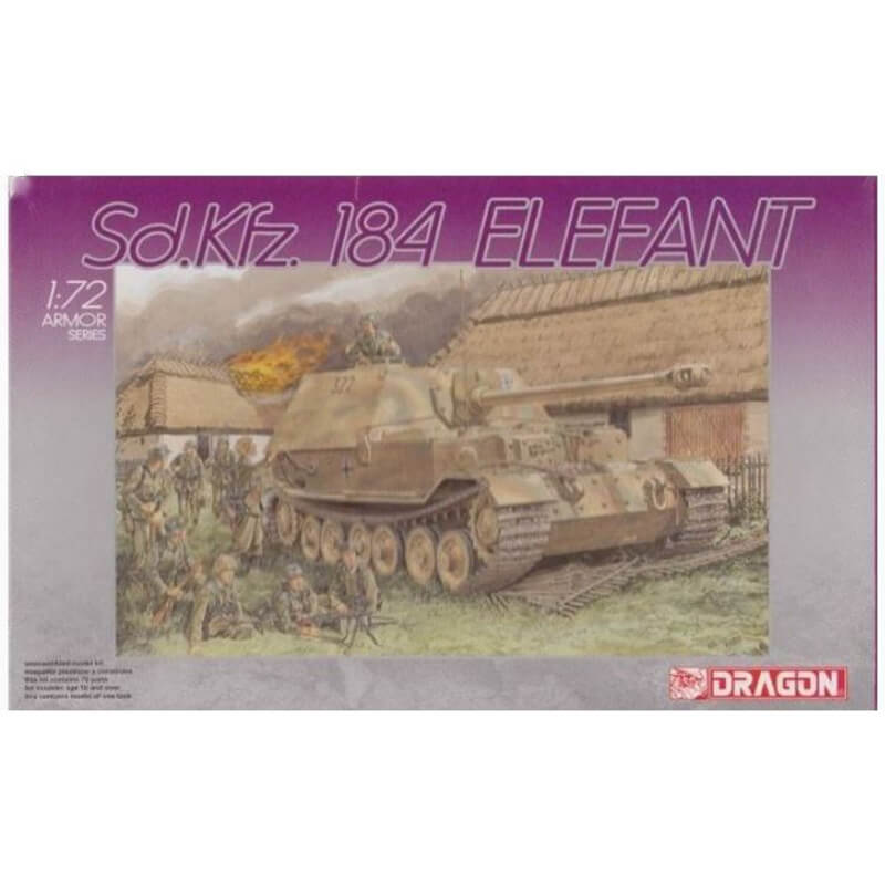 Dragon 1/72 Sd.Kfz. 184 Elefant Kit