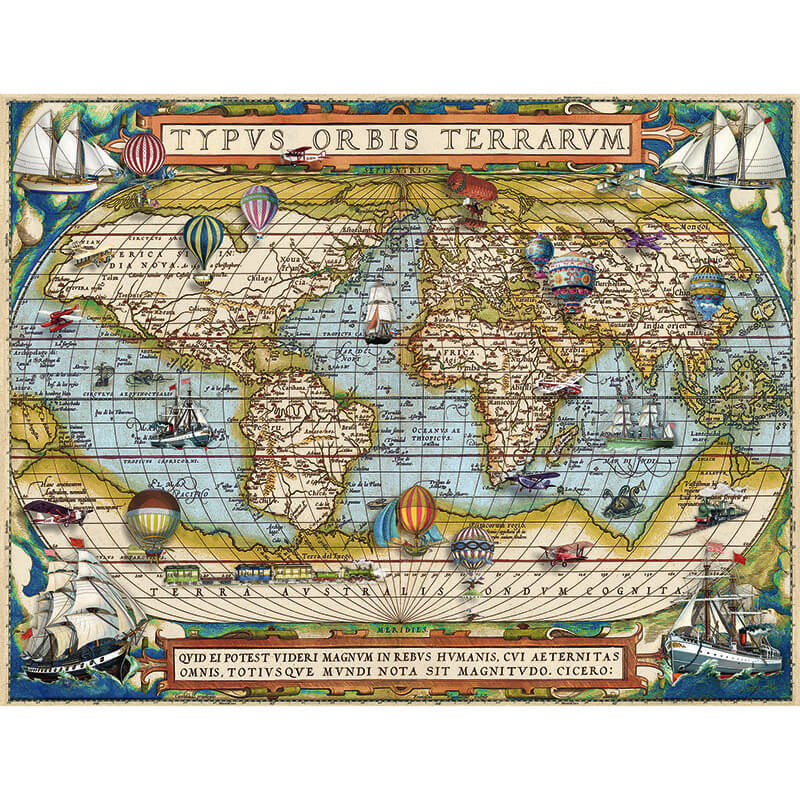Around the World 2000pcs Puzzle
