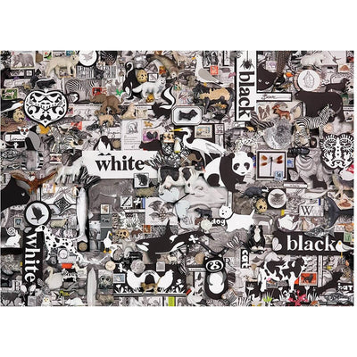 Black and White Animals 1000pc Puzzle