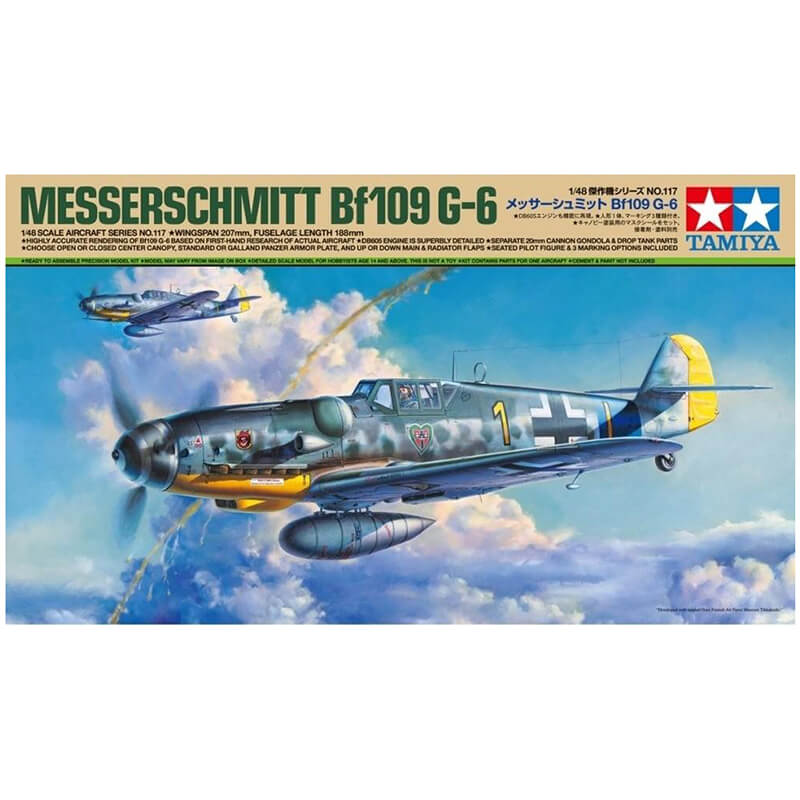 Tamiya 1/48 Messerschmitt Bf109 G-6 Kit