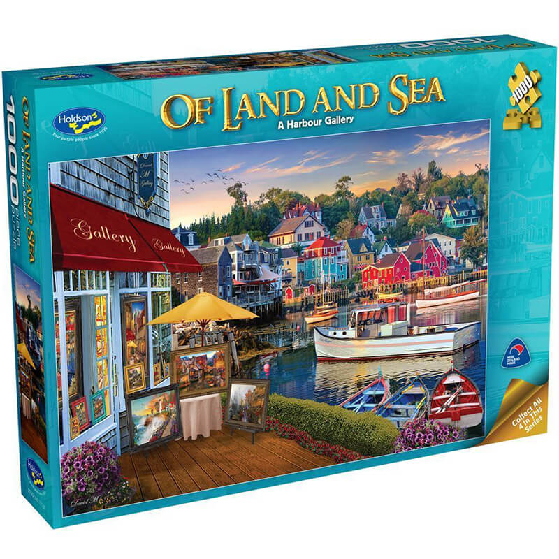 A Harbour Gallery by David MacLean 1000pc Puzzle