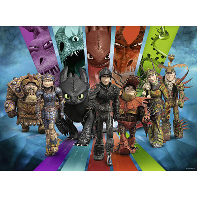 DreamWorks How To Train Your Dragon The Hidden World Dragon Riders! 200pcs Puzzle