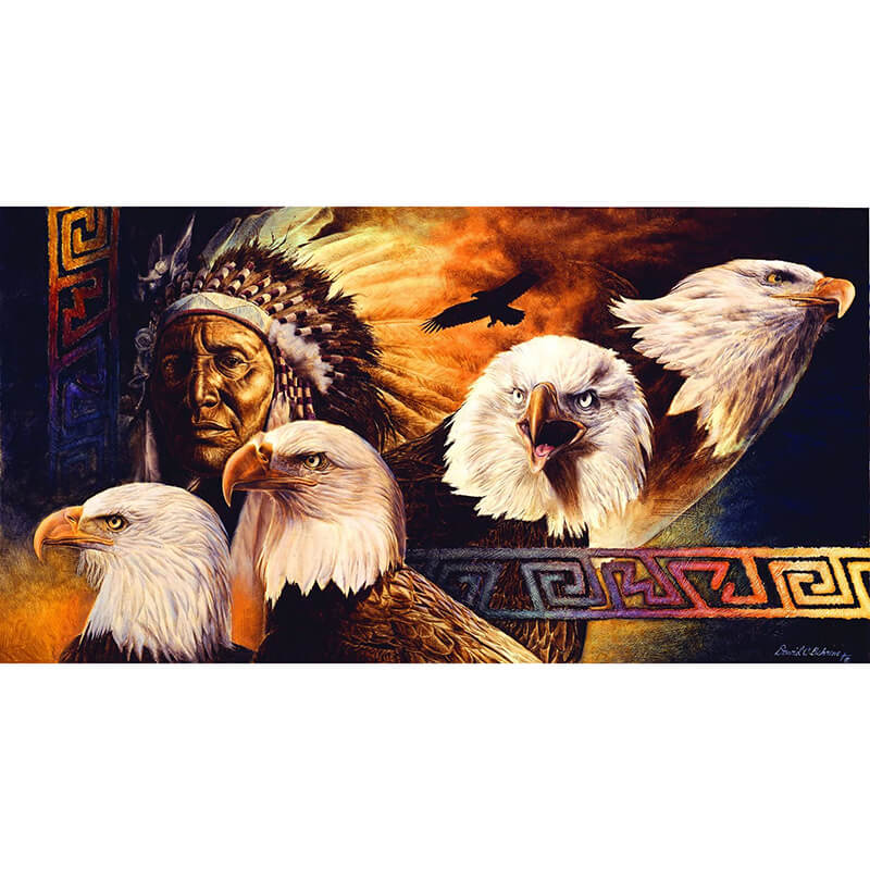 Lakota Twilight by David Behrens 500pcs Puzzle
