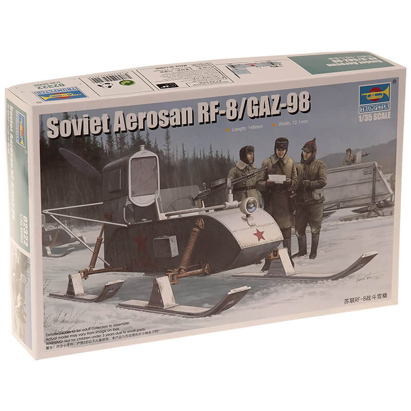 Trumpeter 1/35 Soviet Aerosan RF-8/GAZ-98 Kit