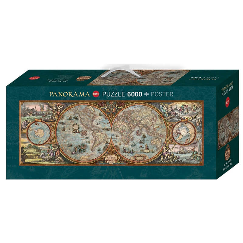 Hemisphere Map 6000 pcs Puzzle