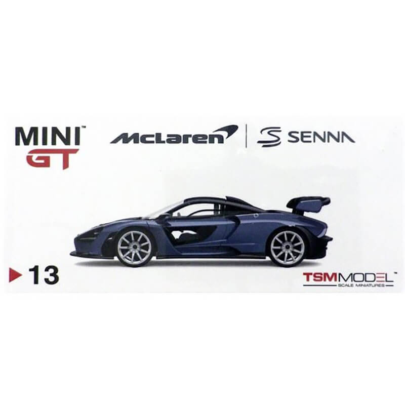 TSM Model 1/64 McLaren Senna Victory Gray - RHD