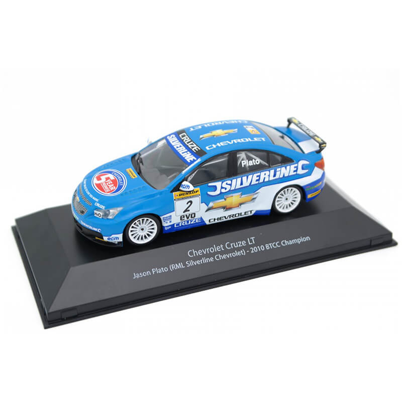 Atlas 1/43 Chevrolet Cruze LT 2010 BTCC Champion - Jason Plato (RML Silverline Chevrolet)