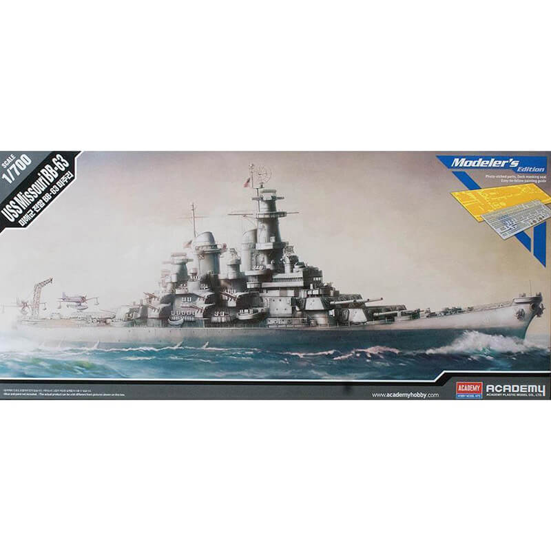 Academy 1/700 USS Missouri BB-63 Kit