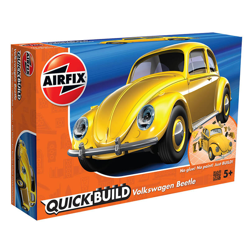 Airfix Quick Build Volkswagen Beetle Kit (Yellow)