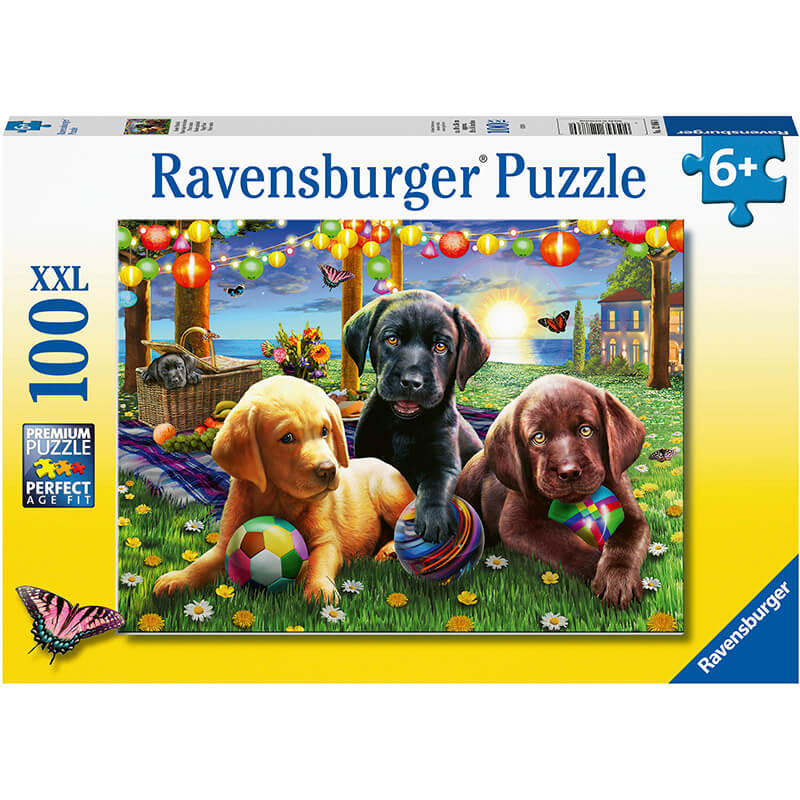 Puppy Picnic 100pcs Puzzle