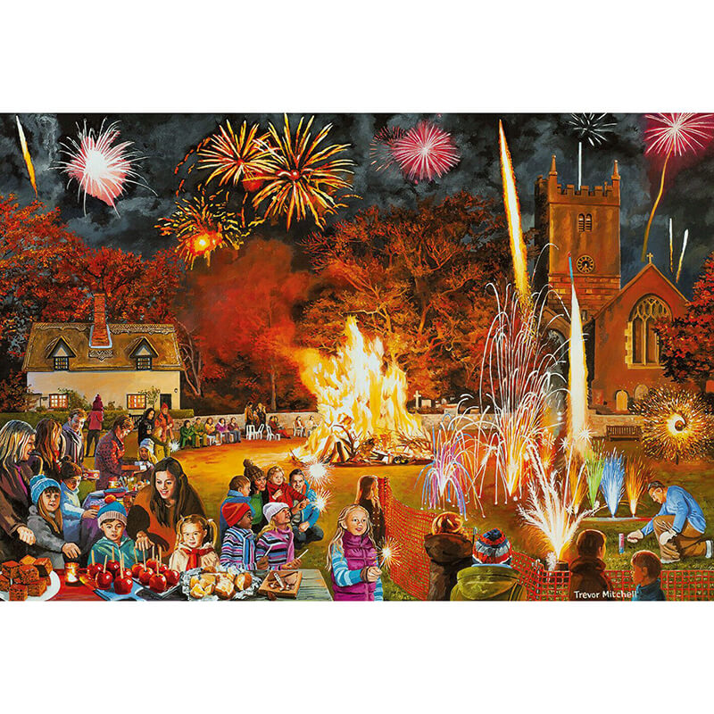 Village Celebrations By Trevor Mitchell 4x500pc Puzzle