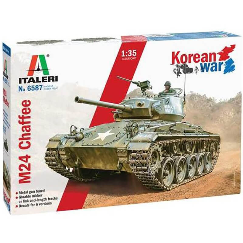 Italeri 1/35 M24 Chaffee Korean War Kit