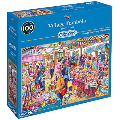 Village Tombola By Tony Ryan 1000pc Puzzle