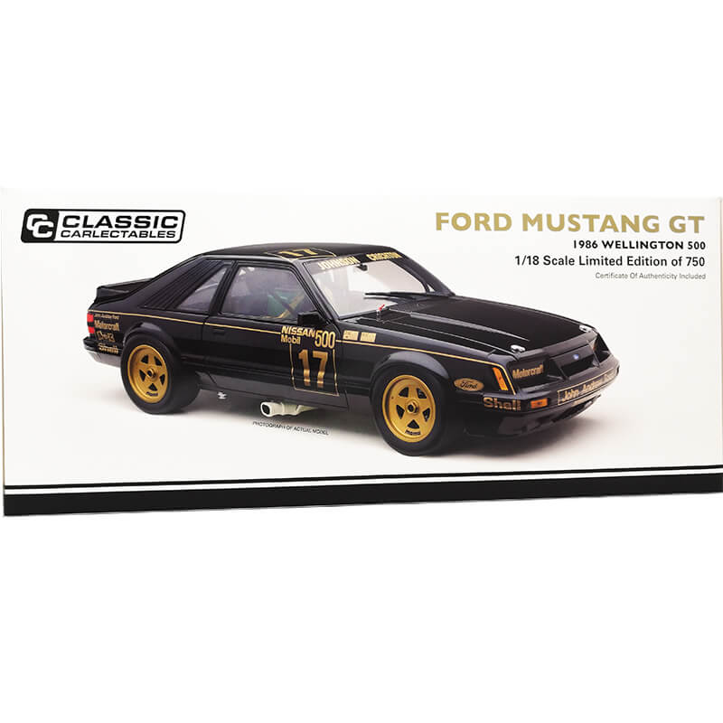 Classic Carlectables 1/18 Ford Mustang GT 1986 Wellington 500